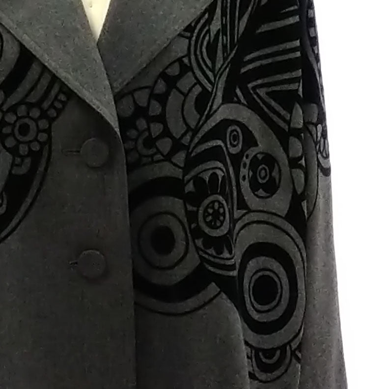 b " BRITISH ウールサークルフロッキー JK