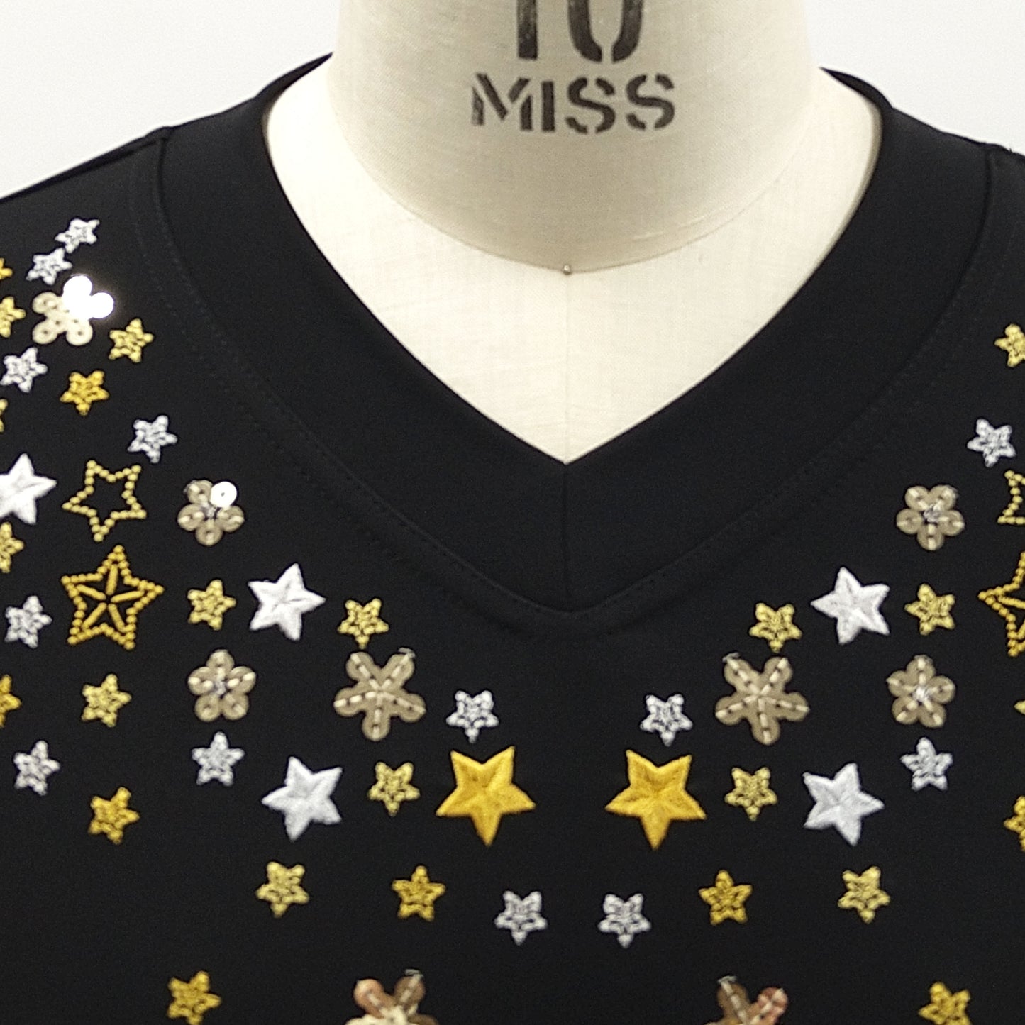 f/ グレースベア星刺繍シャツ