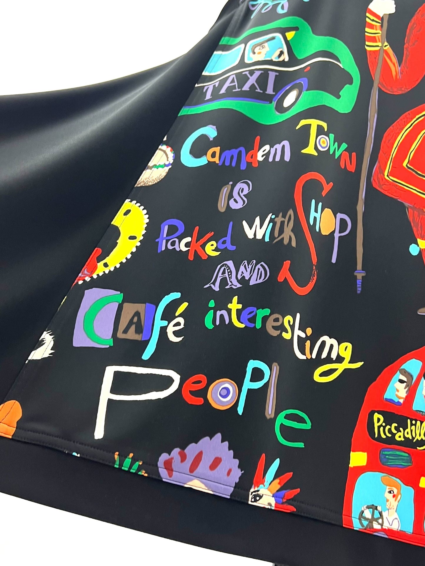 a/  "  London London 丸首ジレ B柄