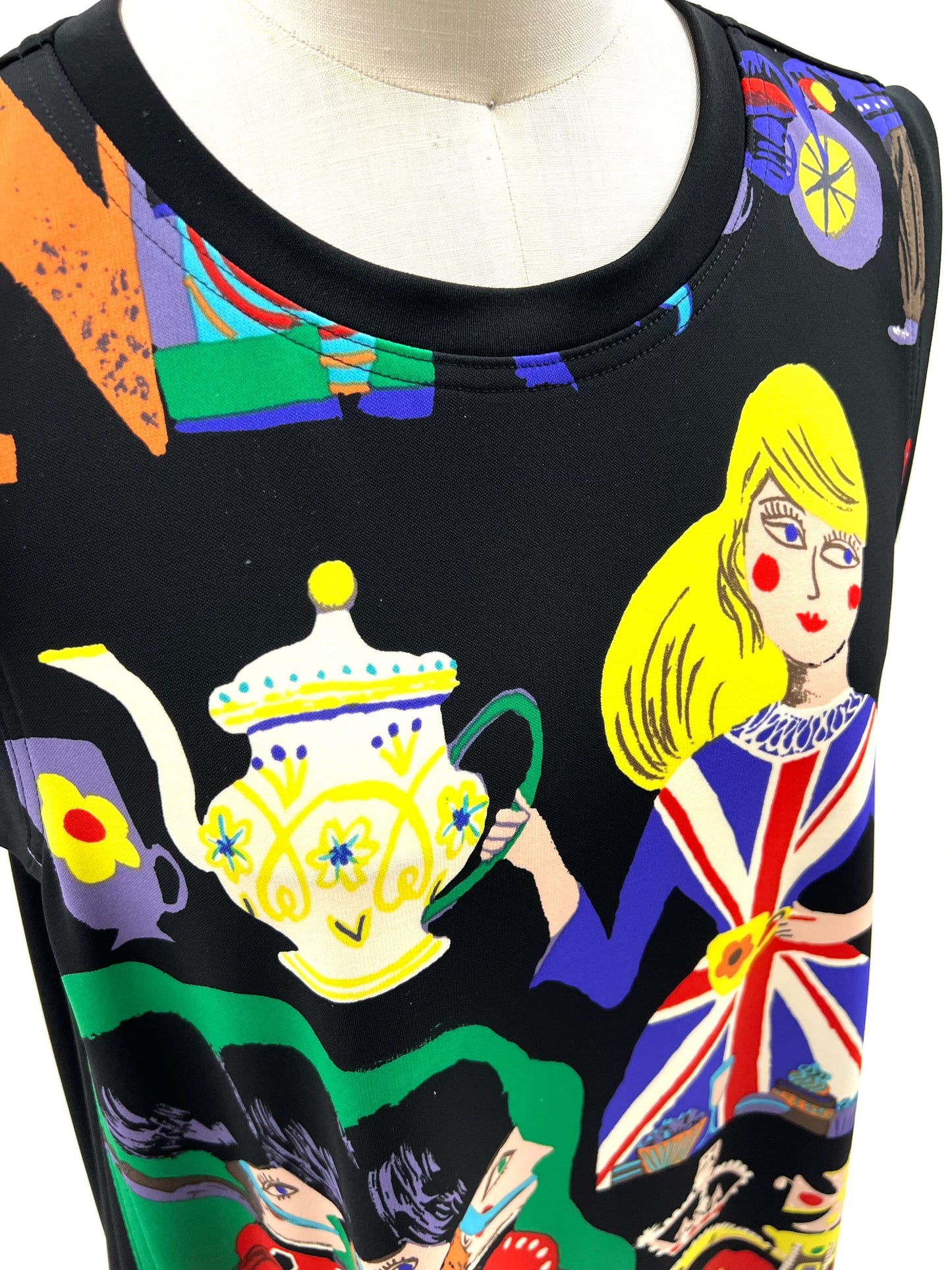 b/ " London London 丸首ジレ A柄