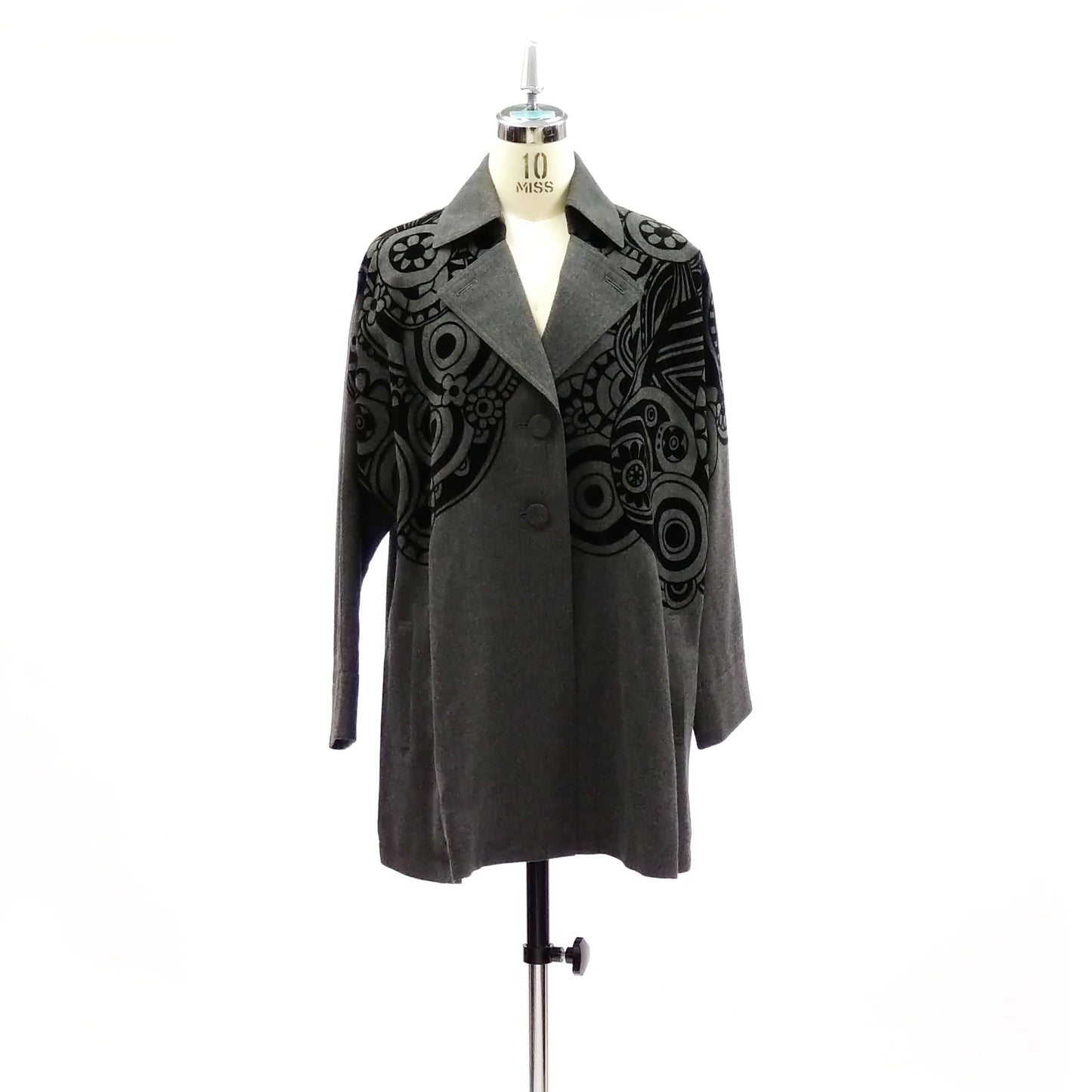 a "NEW ARRIVAL BRITISH ウールサークルフロッキー JK
