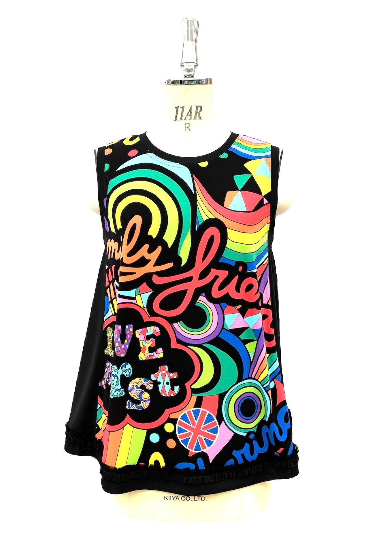 a/  "  London London ポップアート ジレ