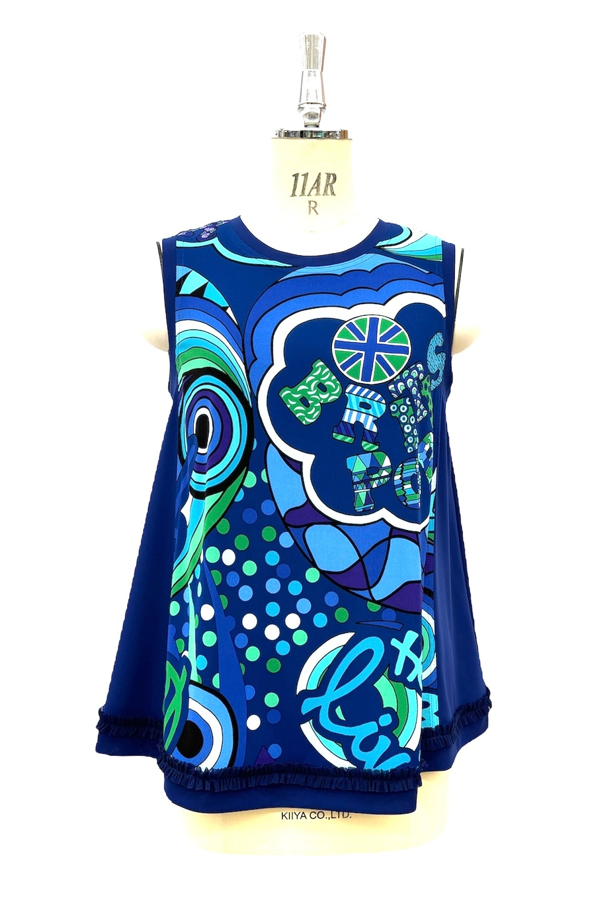 a/  "  London London ポップアート ジレ