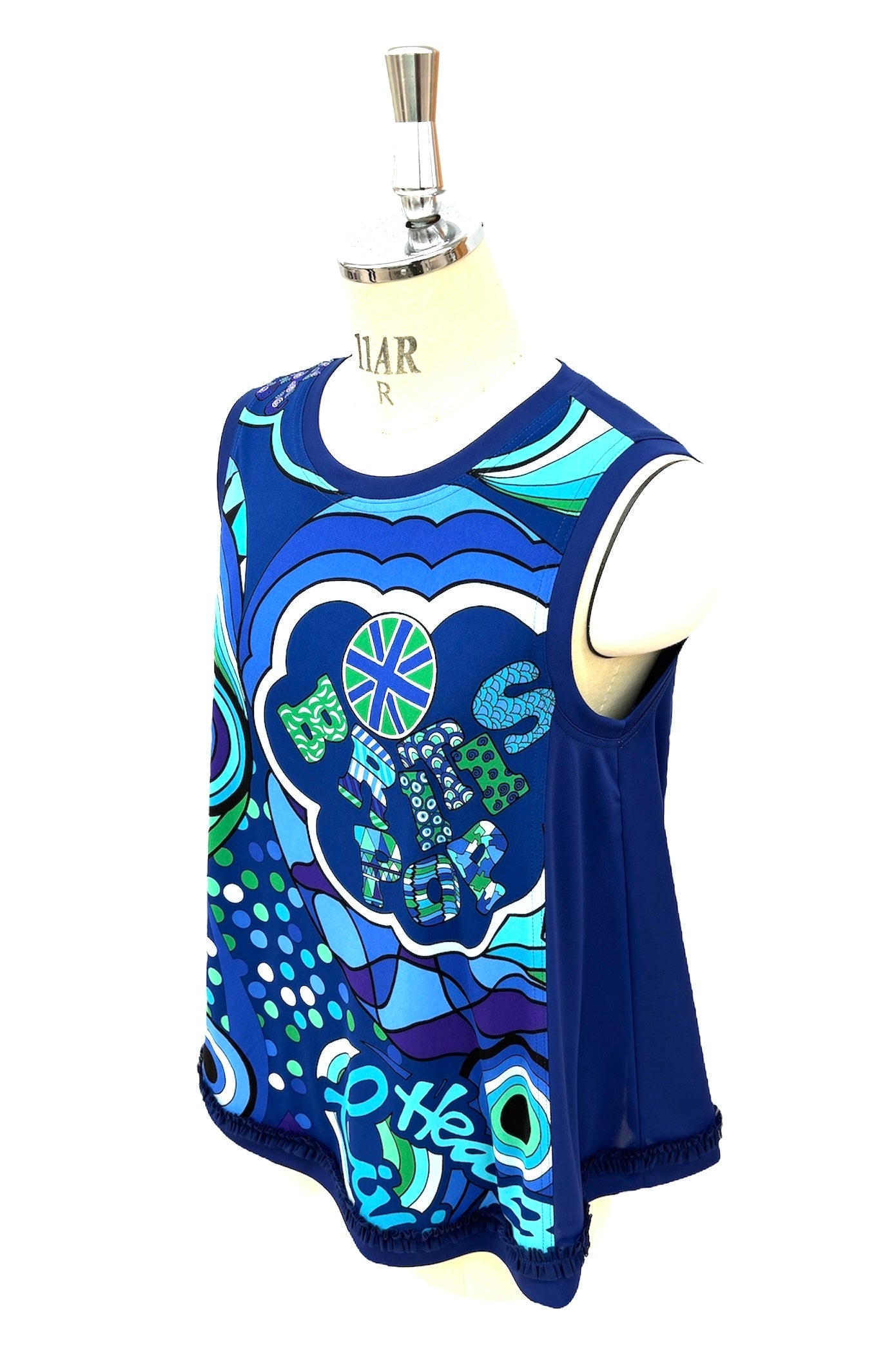 a/  "  London London ポップアート ジレ