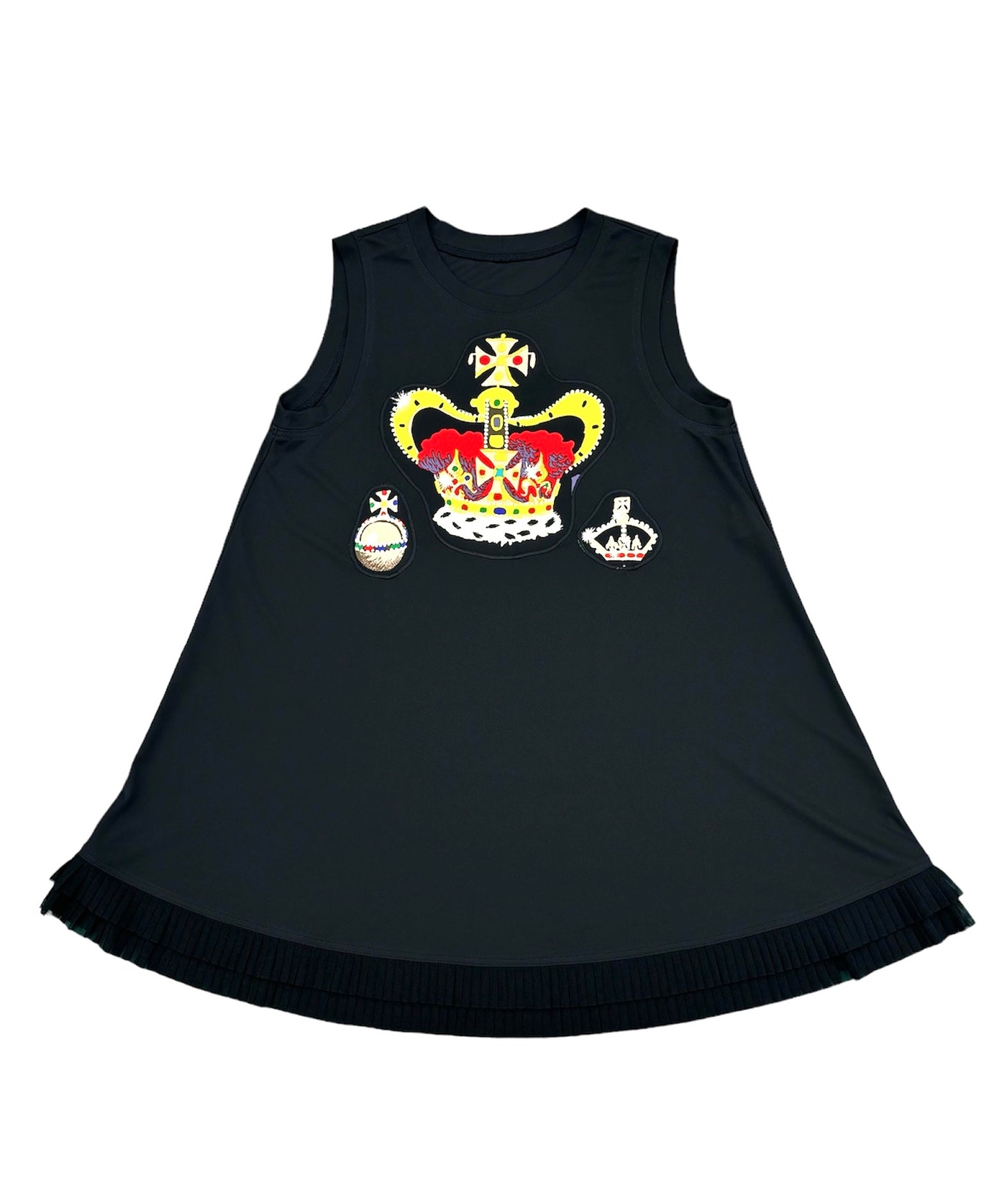 c/  "  London London  ロンドンアップリケ 別注ジレ 王冠