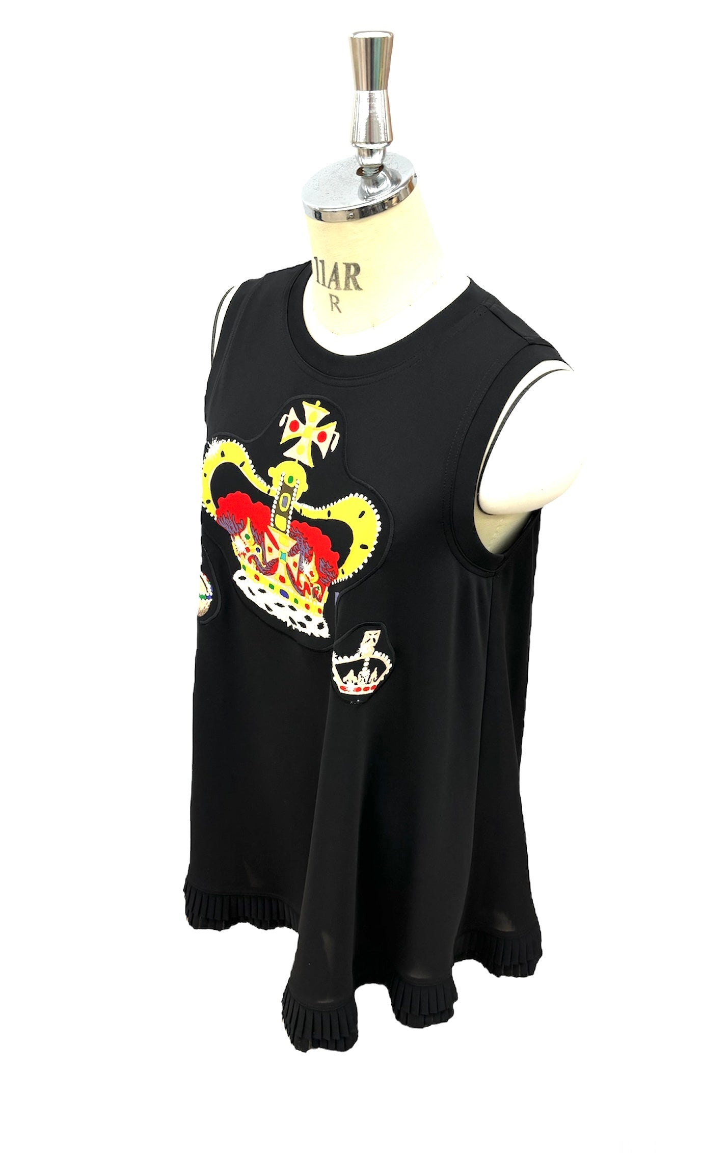 c/  "  London London  ロンドンアップリケ 別注ジレ 王冠