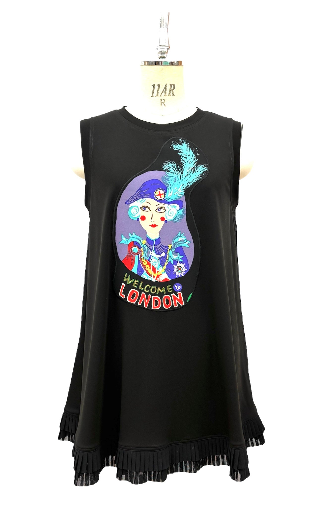 a / " London London ロンドンアップリケ 別注ジレ 王女