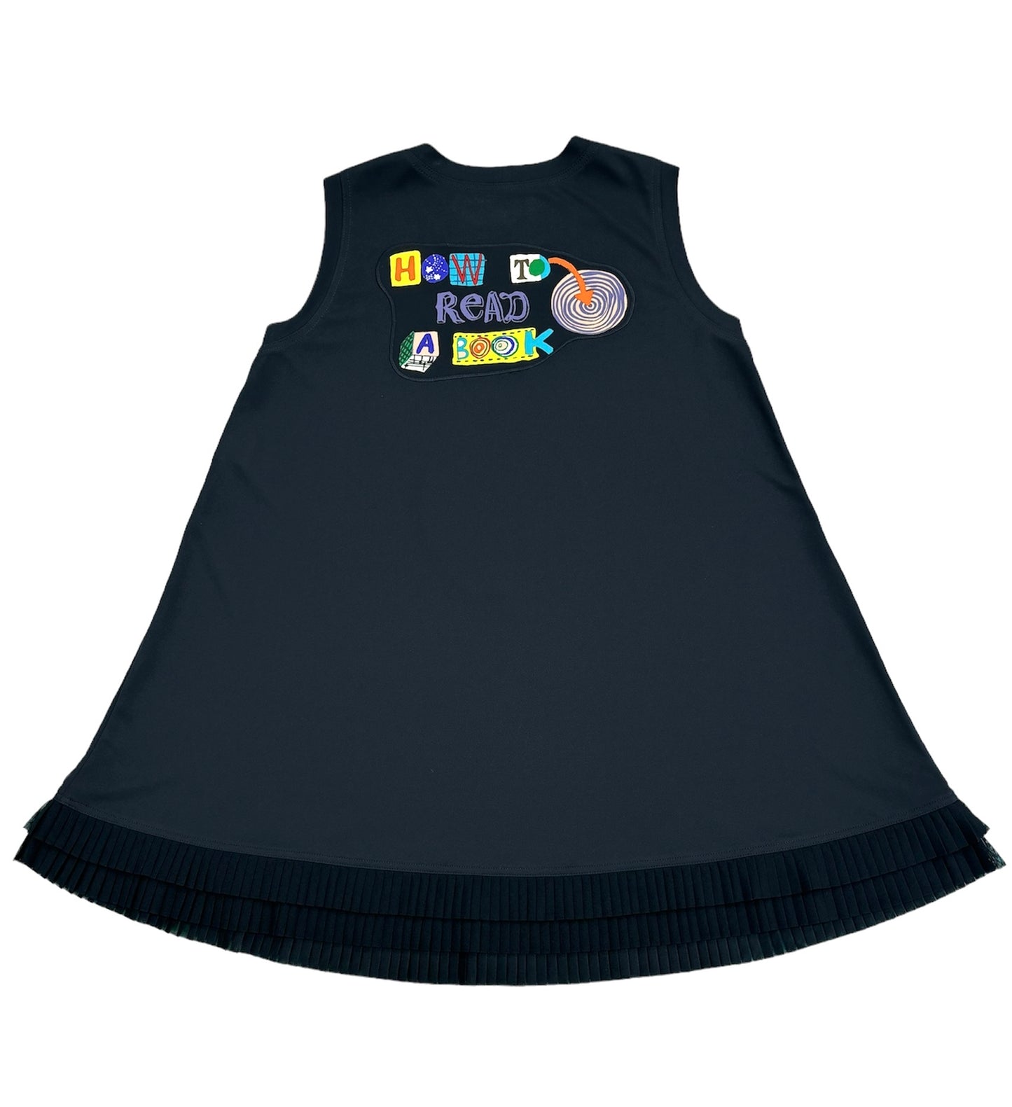 b/  " London London  ロンドンアップリケ 別注ジレ dog book柄