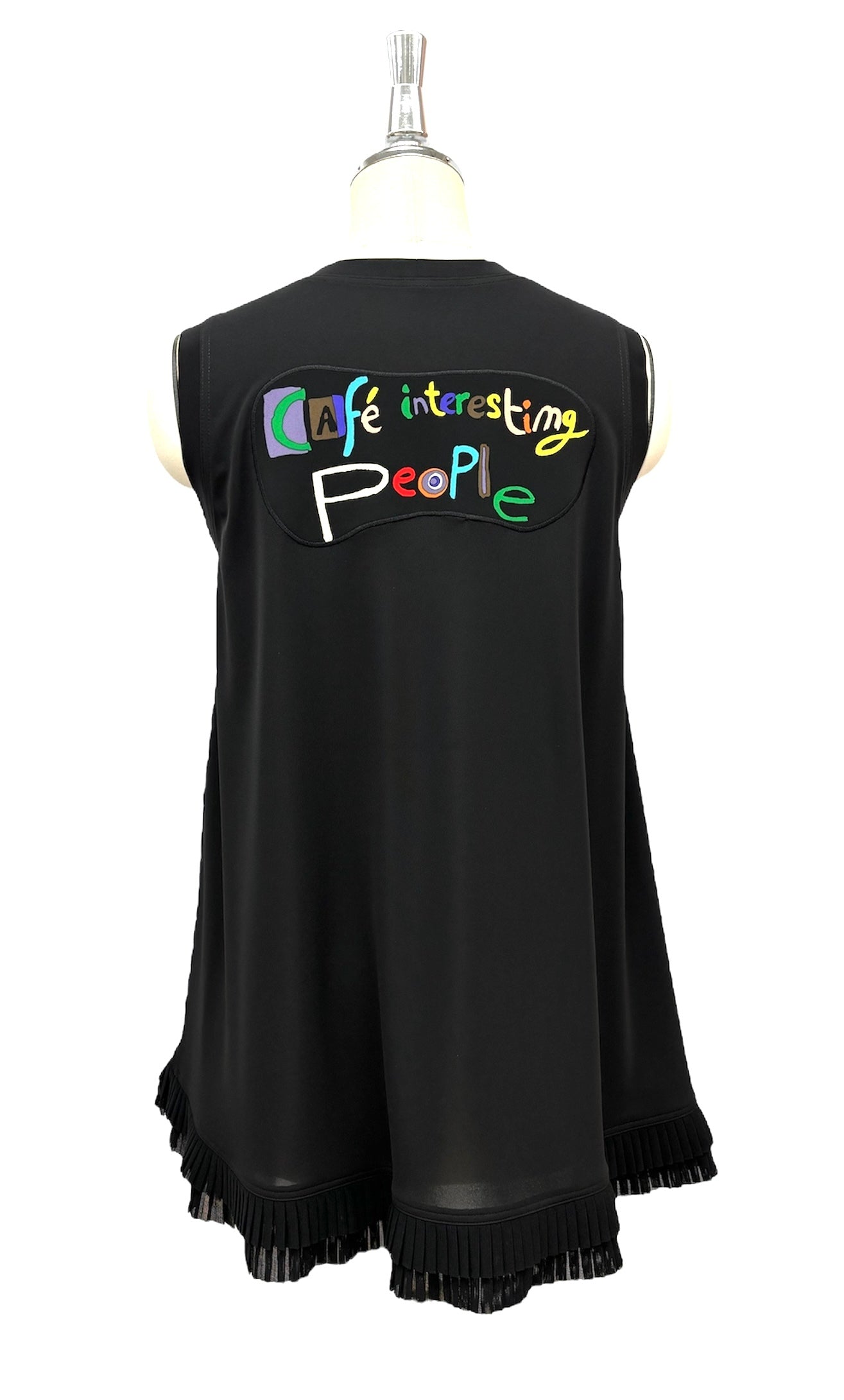 b/  " London London  ロンドンアップリケ 別注ジレ dog cafe柄