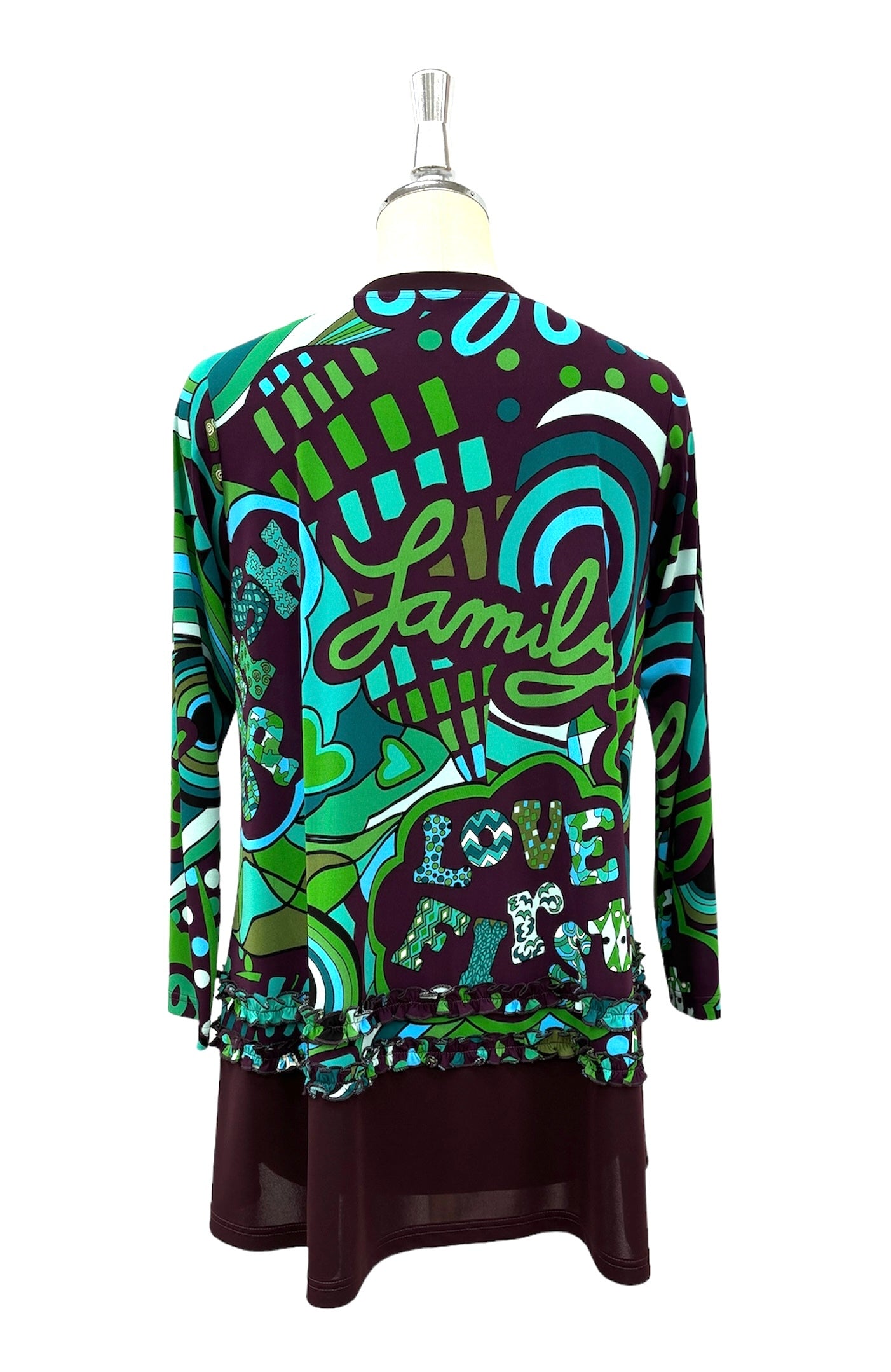 a/  "  London London ポップアート Tシャツ DARK RED