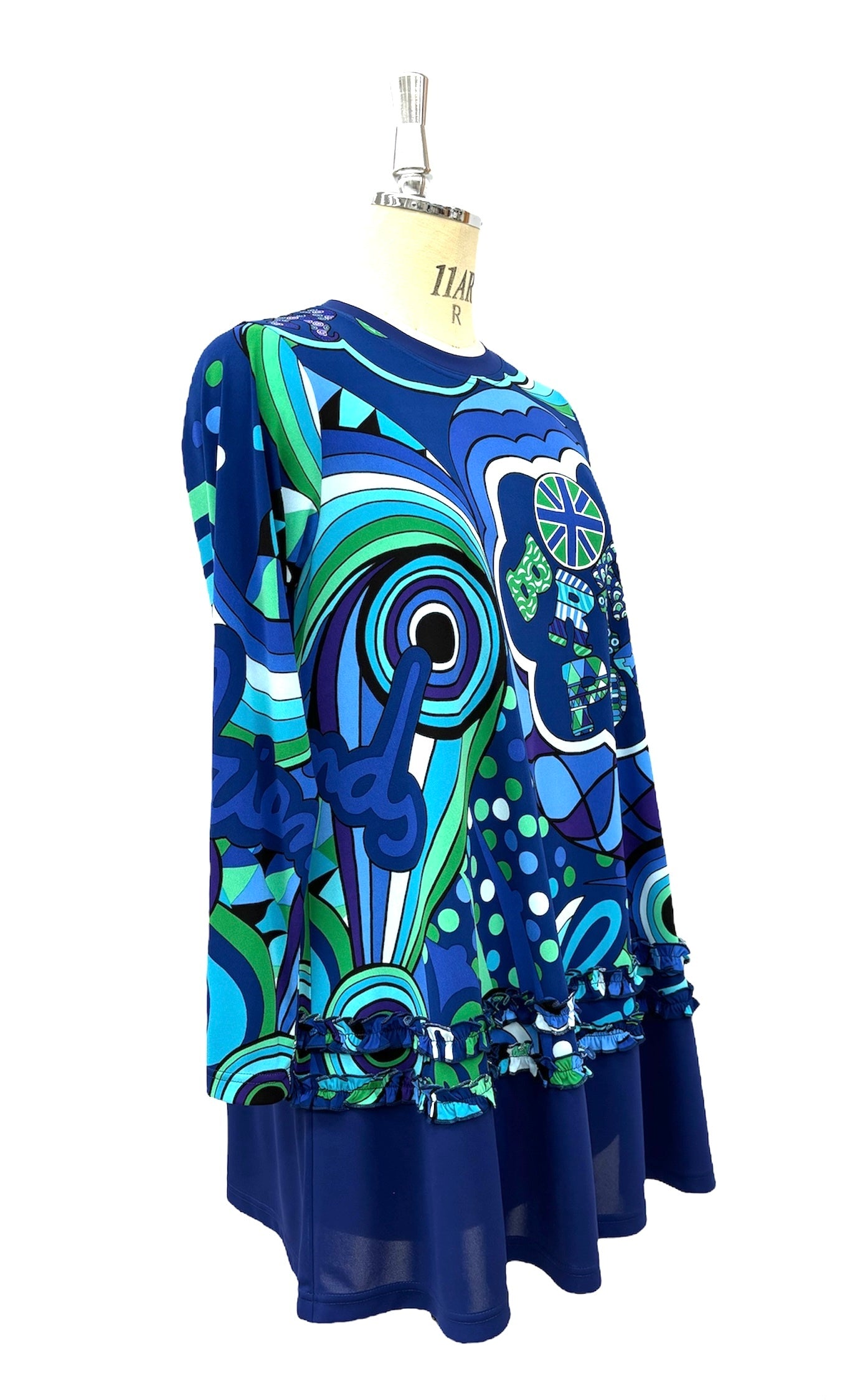 a/  "  London London ポップアート Tシャツ  BLUE