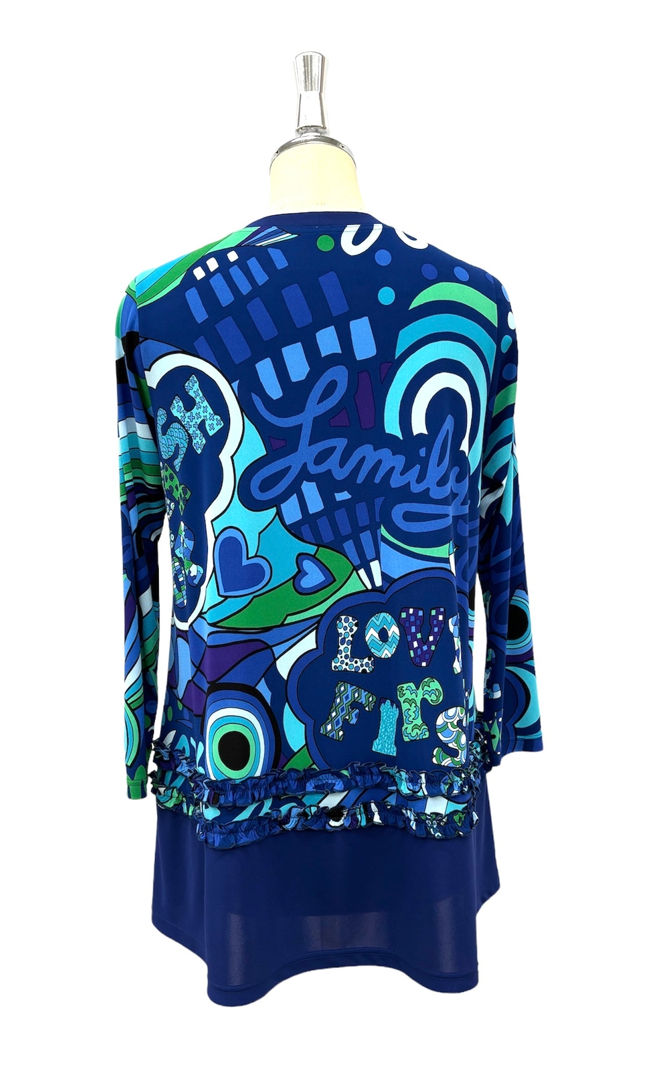 a/  "  London London ポップアート Tシャツ  BLUE