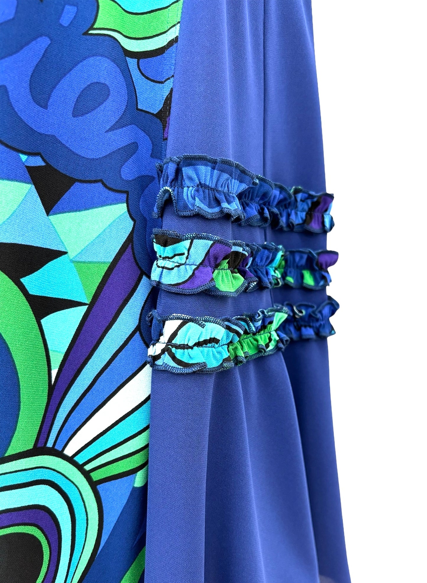 a/  "  London London ポップアート ジレOP  BLUE