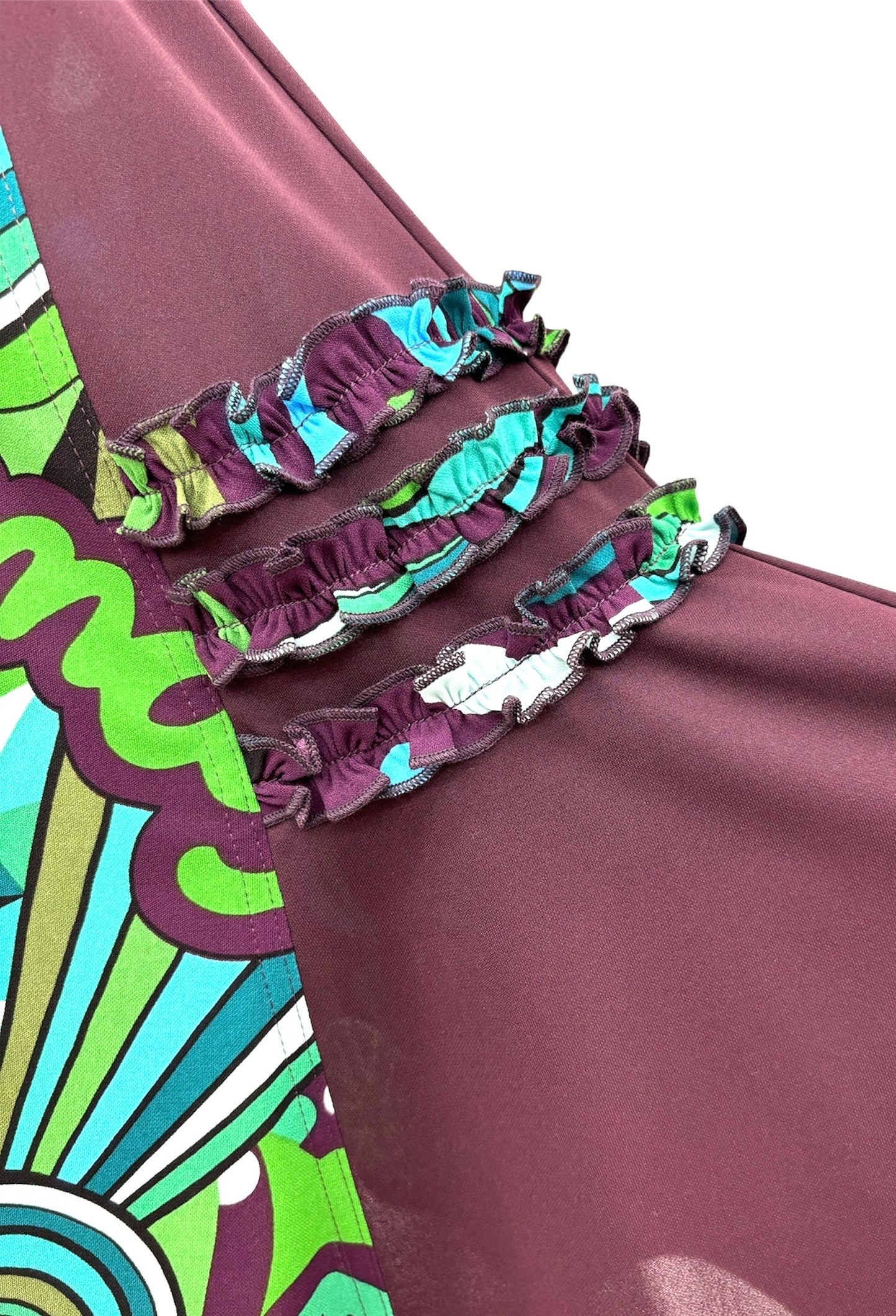 a/  " London London ポップアート ジレOP  DARK RED