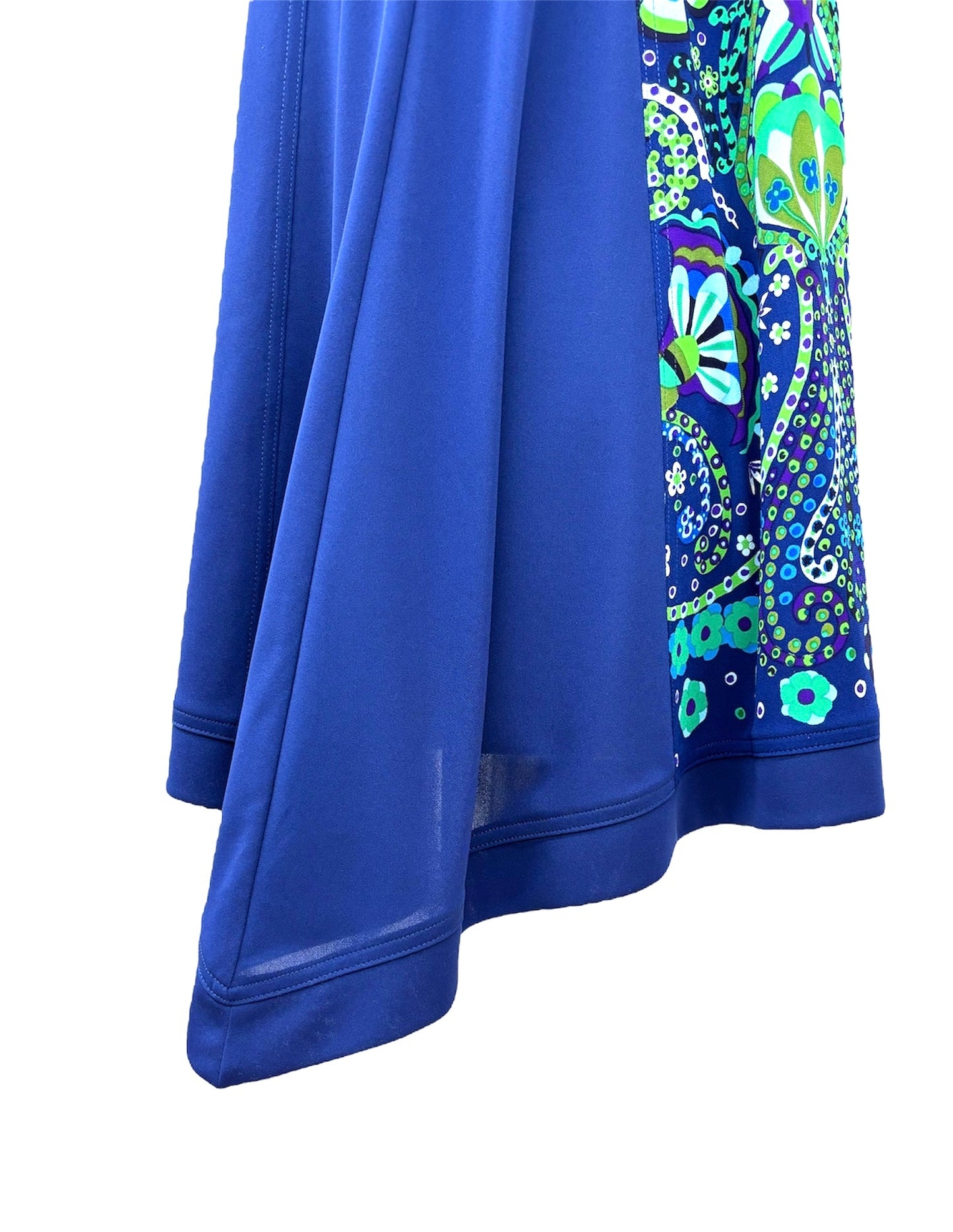 b/ " BRITISH カラフルボーダーPt ジレ BLUE