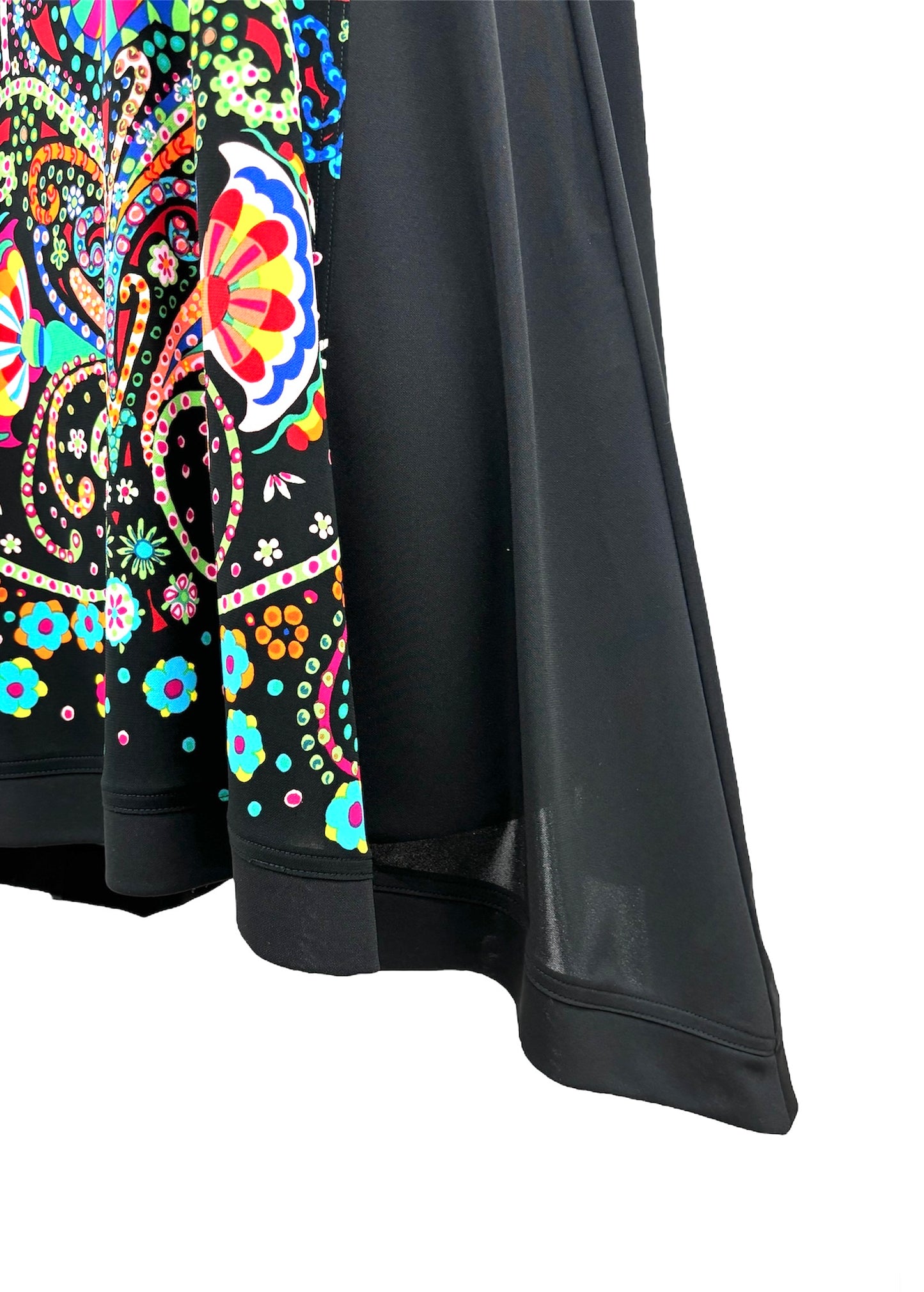 b/ " BRITISH カラフルボーダーPt ジレ BLACK