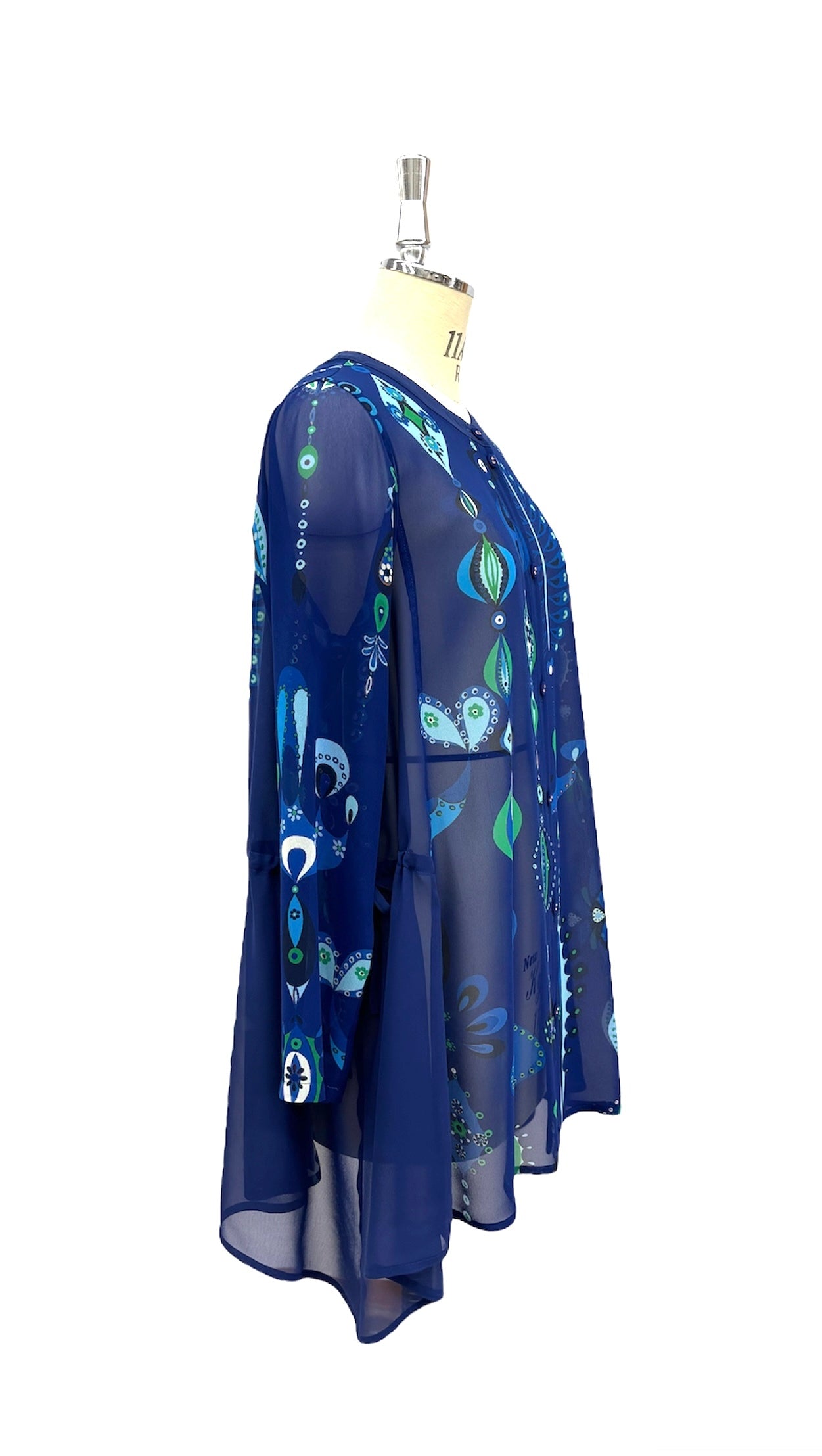 b "NEW ARRIVAL BRITISH ポップアートストライプPt BL BLUE