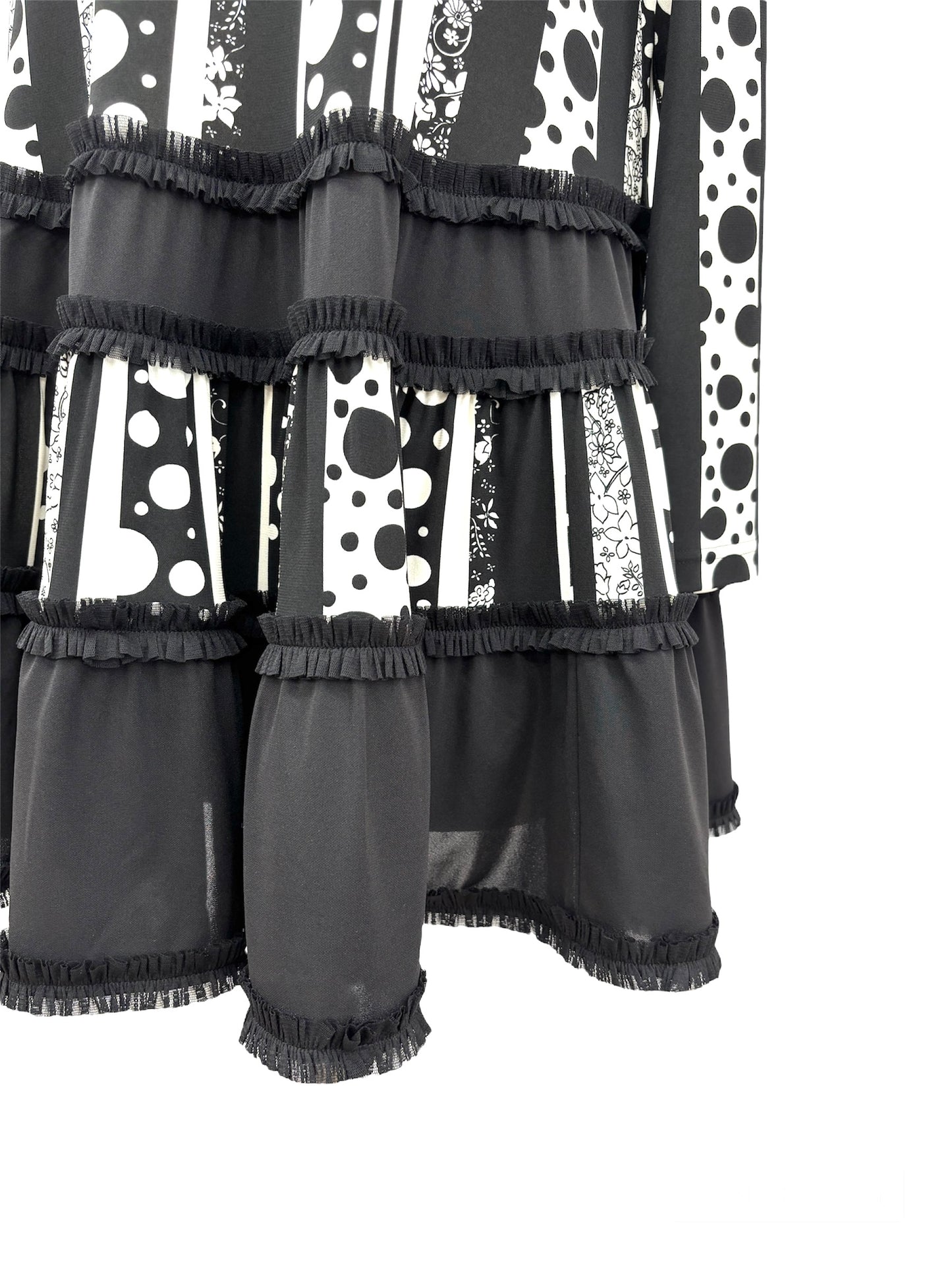 b "NEW ARRIVAL BRITISH ノアールエブランストライプPt フリルSH