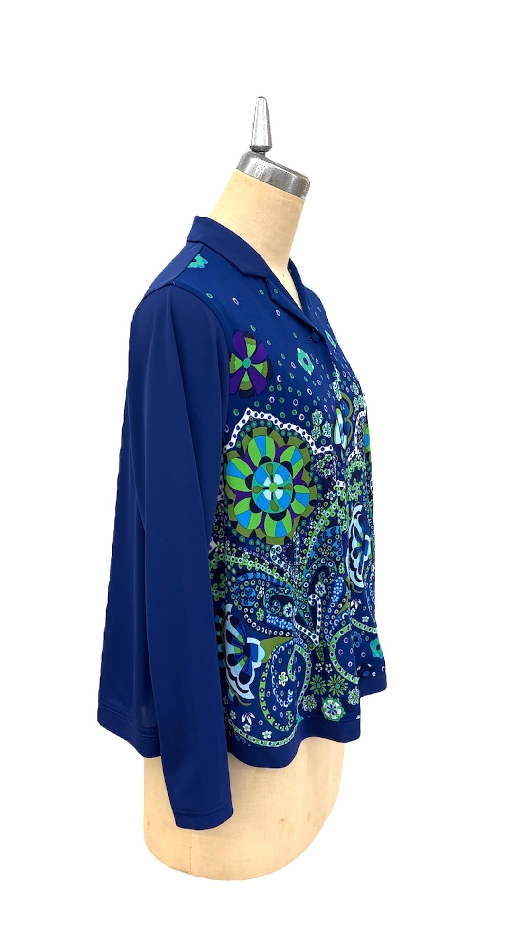 a "NEW ARRIVAL BRITISH カラフルボーダーPt JK BLUE