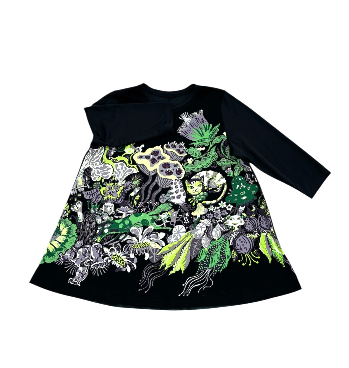 a "NEW ARRIVAL BRITISH Happy Forest ボーダー Tsh BLACK*GREEN