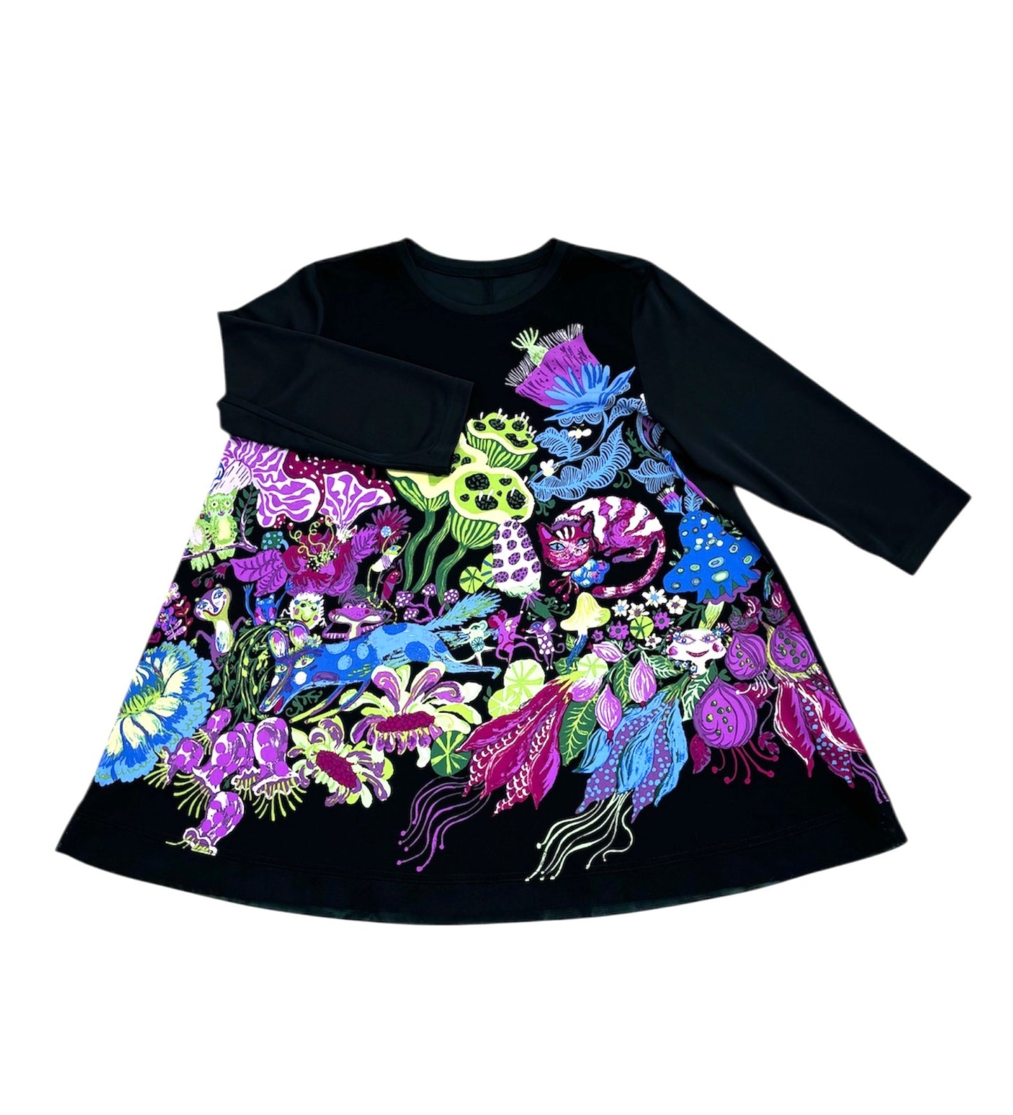 a "NEW ARRIVAL BRITISH Happy Forest ボーダー Tsh BLACK*BLUE