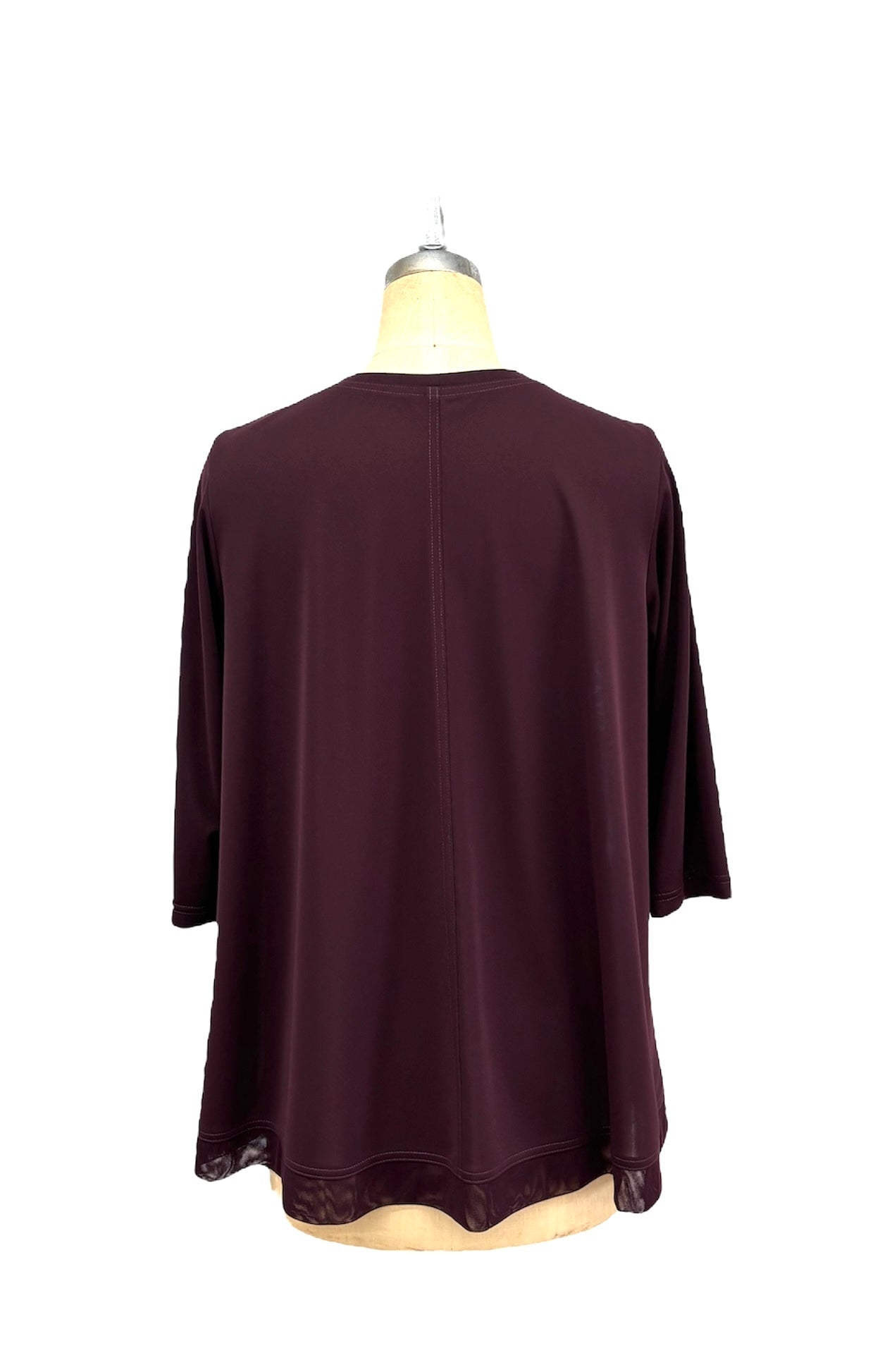 a "NEW ARRIVAL BRITISH Happy Forest ボーダー Tsh DARK RED