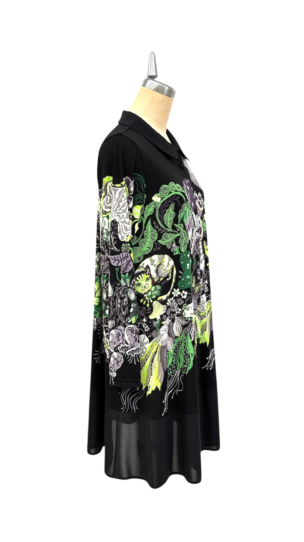 a "NEW ARRIVAL BRITISH Happy Forest ボーダーBL BLACK*GREEN