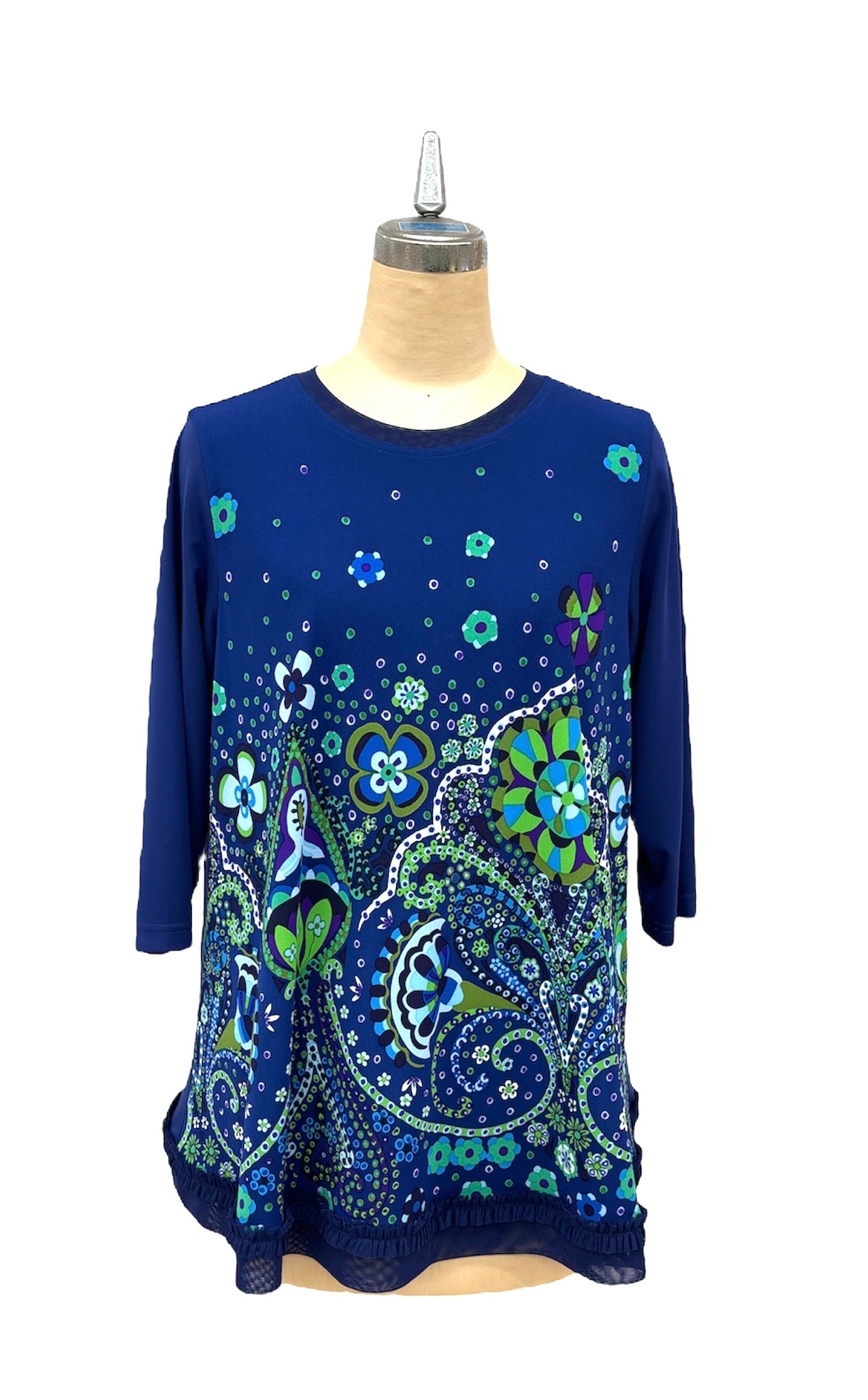 ｂ "NEW ARRIVAL   BRITISH 　ｶﾗﾌﾙﾎﾞｰﾀﾞｰPt　Tsh  BLUE