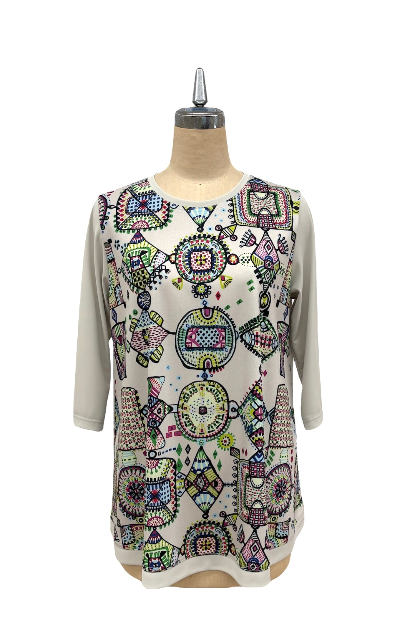 ｂ "  BRITISH 　ｼﾞｵﾒﾄﾘｰﾎﾞｰﾀﾞｰ　Tsh  Beige