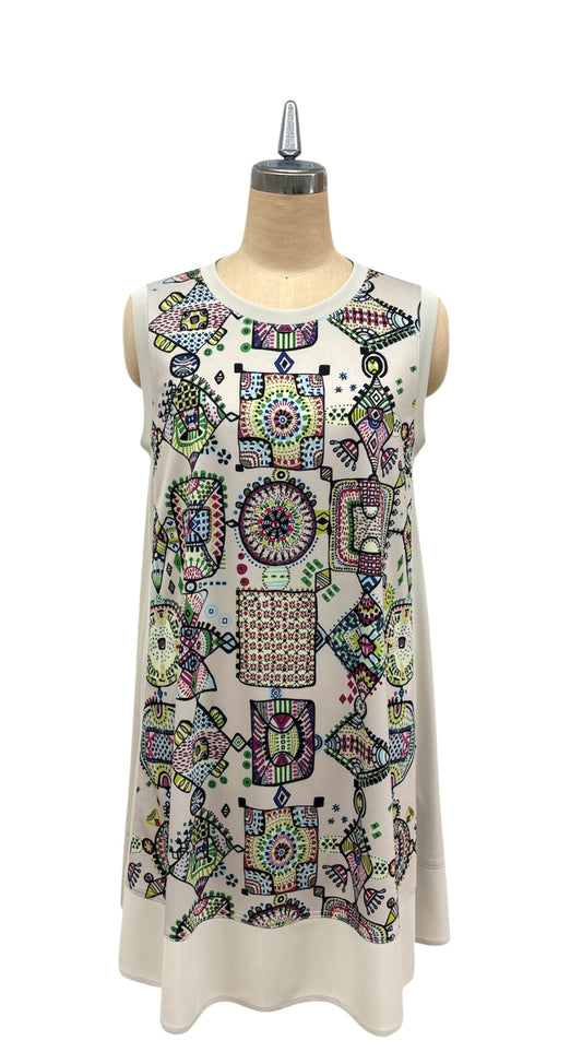 a "NEW ARRIVAL   BRITISH 　ｼﾞｵﾒﾄﾘｰﾎﾞｰﾀﾞｰ　ｼﾞﾚ   Beige